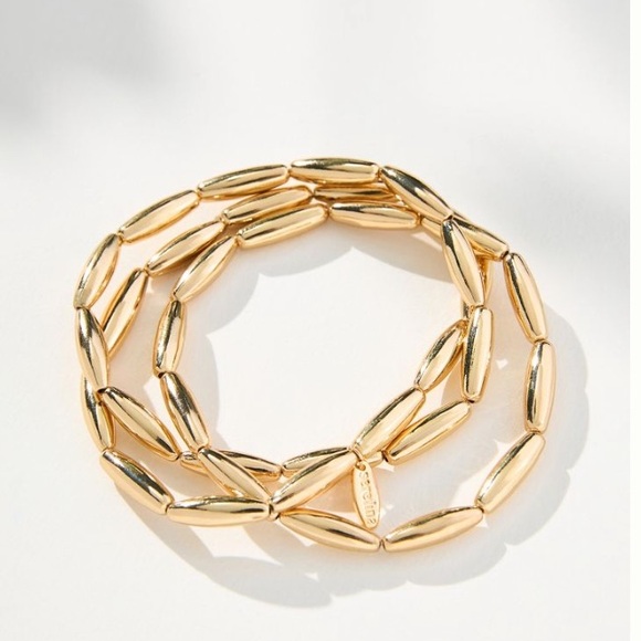 Anthropologie Jewelry - Anthropologie Set of 3 Beaded Bracelets NWT